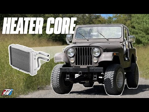 Видео: Замена радиатора печки Jeep CJ | 1977–1986