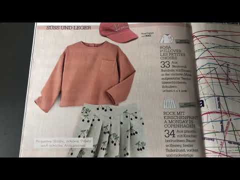 Видео: Два супер модных комплекта одежды для девочки 6 лет из немецкого журнала 2023 год.