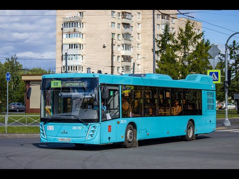 Видео: Автобус 68 "ЛЭМЗ    -  ж/д. ст. "Дачное"