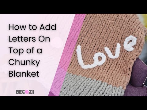Видео: ДОБАВЬТЕ БУКВЫ НА ПЫЛЬНОЕ ОДЕЯЛО