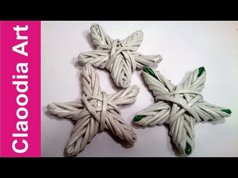 Видео: Как сделать звезду с бумажным плетеное?