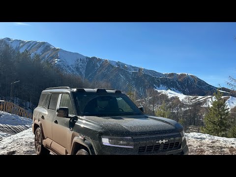 Видео: BYD Leopard 8 едем по гравийке в гору на 2300м по обедать...