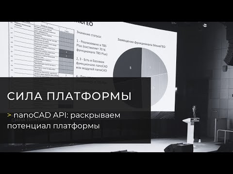 Видео: nanoCAD API: раскрываем потенциал платформы - TBS Plus, TBS GIS, TBS Land, TBS 3D Tools