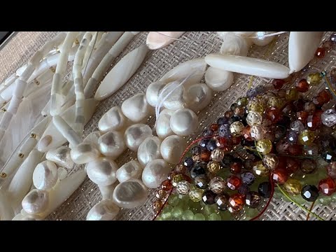 Видео: Распоковка перламутра, жемчуга и фианитов с AliExpress со ссылками