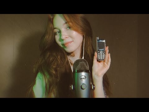 Видео: АСМР|ASMR триггеры из прошлого ( кнопочный телефон, фотоальбом, кассета), постукивания и шёпот