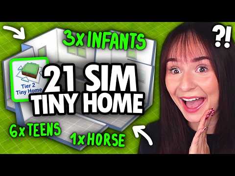 Видео: Могу ли я построить МАЛЕНЬКИЙ ДОМ для 21 СИМА в The Sims 4?