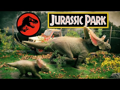 Видео: ПАРК ЮРСЬКОГО ПЕРІОДУ НА ПОЛИЧЦІ | Створюємо діораму із динозаврами | 1:35, Tamiya, Meng, Spalah