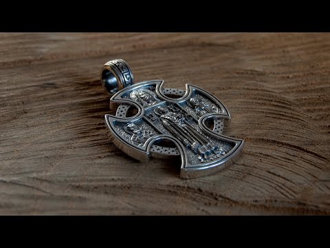 Видео: Обзор 3-Д STL модели креста для ювелиров. ( Часть 2)