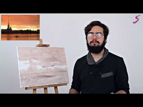 Видео: Бесплатный мастер-класс по графике «Петербургский пейзаж» | Рисуем Петропавловскую крепость