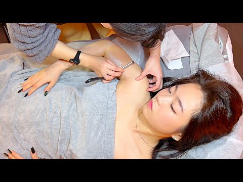 Видео: 🪒ASMR Пригласи моего друга Лао Дао побрить мне спину и подмышки, это так приятно