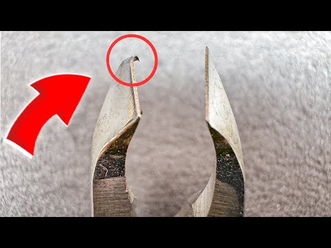 Видео: Маникюрные щипчики будут как БРИТВА! Секрет заточки ножниц для кутикулы дома!