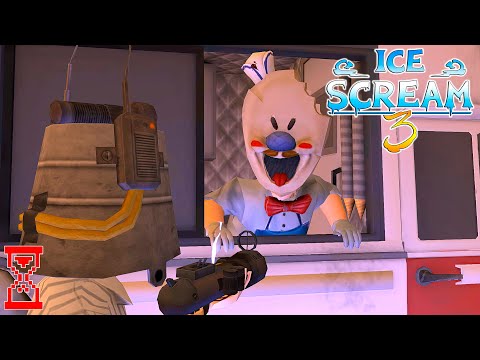 Видео: Прохождение против отца Мороженщика | Ice Scream 3