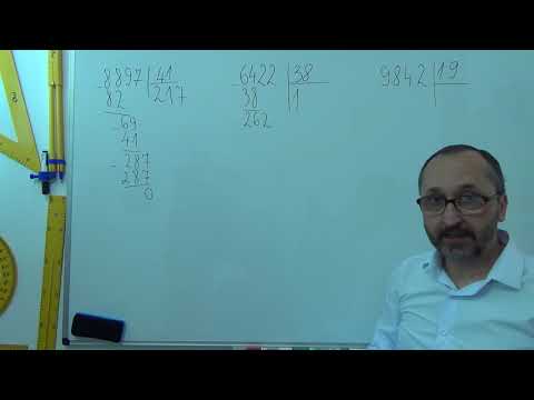 Видео: 051803 Ділення в стовпчик Тренування приклади 4 6