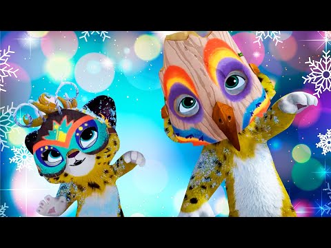 Видео: 🐾 Лео и Тиг 🐾 – ☃️ Любимые зимние и новогодние серии 🎄 – Сборник | Мультик для детей про животных