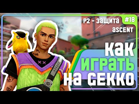 Видео: Насколько Плох ГЕККО в Защите в VALORANT???  - #18 p2 - (Ascent/Gekko)