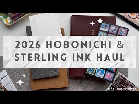 Видео: HOBONICHI & STERLING INK HAUL 2026 | Предварительный обзор моей линейки планировщиков и ежедневни...