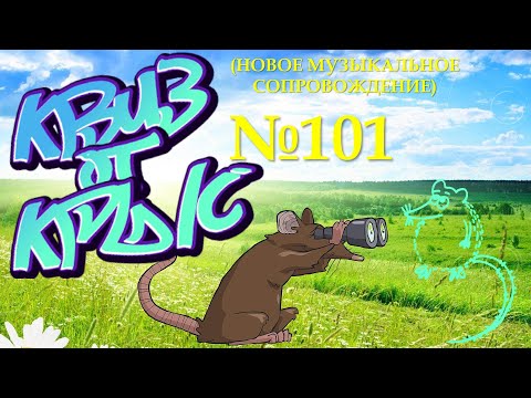 Видео: КВИЗ от КРЫС эпизод 101 (новое музыкальное сопровождение)
