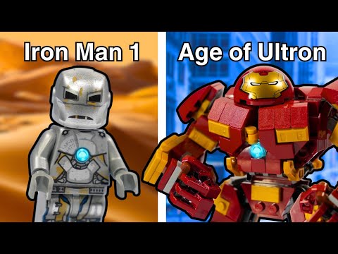 Видео: Я построил все фильмы про Железного человека из Lego