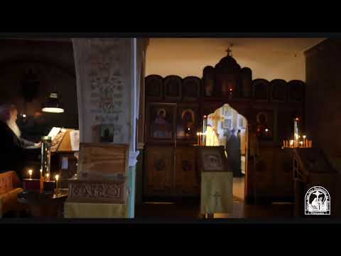 Видео: Полунощница, утреня, часы и Литургия, 21-я седмица по Пятидесятнице ,  четверг.