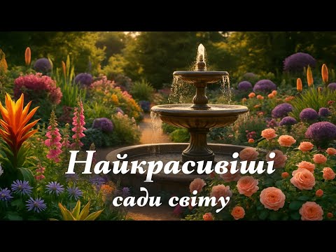 Видео: Подорож до найкрасивіших садів планети. Частина 1.