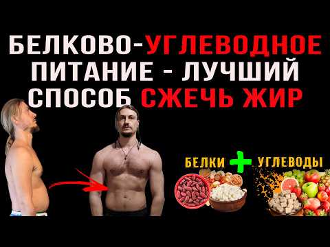Видео: Белково-углеводное питание - лучший способ сжечь жир #похудение #убратьжир #какпохудеть