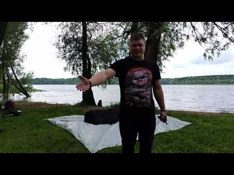 Видео: Обзор лодки Gladiator E380X и мотора HDX 9.9 в шторм !