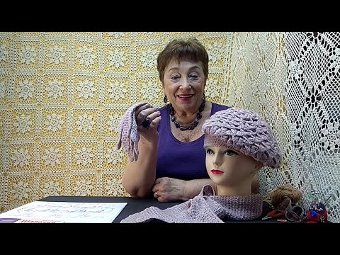 Видео: Берет "Весна". Мастер-класс по вязанию крючком от О. С. Литвиной.