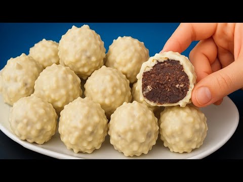 Видео: Быстрый десерт без выпечки с шоколадом и орехами! Три простых рецепта десертов! Без духовки,без муки