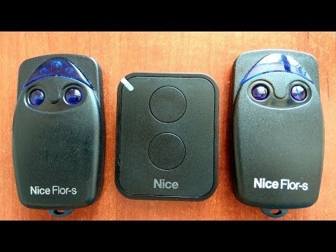 Видео: Программирование пультов Nice (Найс) Flor-s Era-Flor без доступа к приемнику