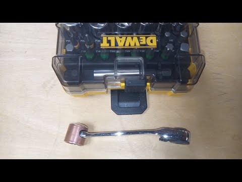 Видео: Набор Dewalt DT71516-QZ  доработка мини-трещотки. #edc