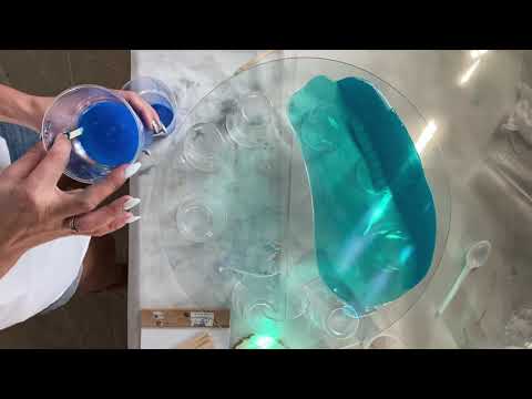 Видео: Заливка моря эпоксидной смолой