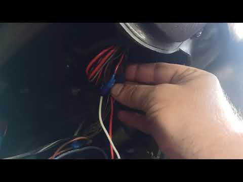 Видео: Ауди 80, подключение кнопки на стартер ( чтобы не менять замок зажигания)