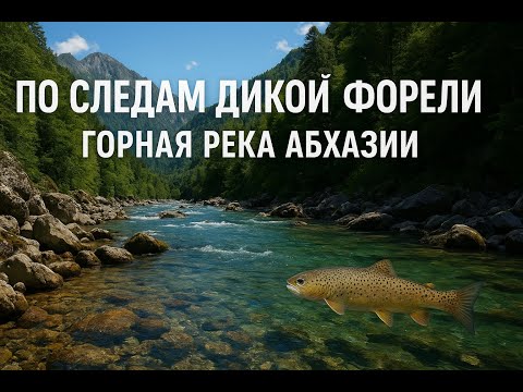 Видео: По следам дикой форели - горная река Абхазии