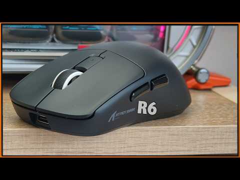 Видео: Около 40гр, но шикарная начинка и адекватная цена - Attack Shark R6 #Мышка #AttackShark