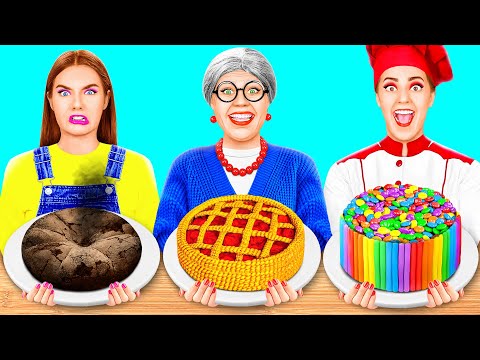 Видео: Кулинарный Челлендж: Я против Бабушки | Эпичная Битва с Едой от RaPaPa Challenge