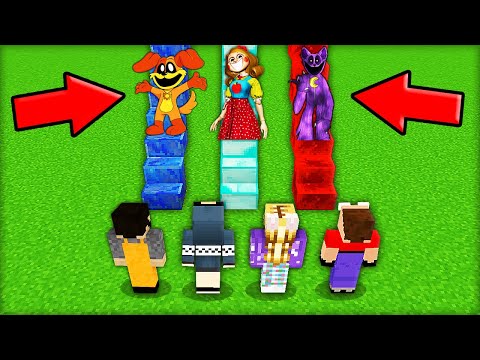 Видео: НУБ И ДЕВУШКА ПРО НАШЛИ ЛЕСТНИЦЫ В МАЙНКРАФТ ! МИСС и КЭТНАП