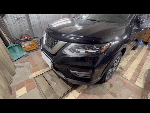 Видео: nissan rogue быстрый ремонт бампера и замена молдинга