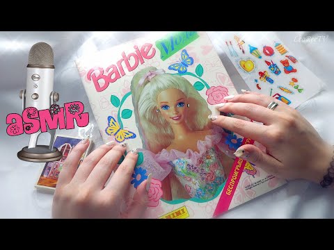 Видео: ASMR Мурашки 1 час! Журнал Барби Мода Panini 1995💕Альбом с наклейками 90х АСМР липкий шепот