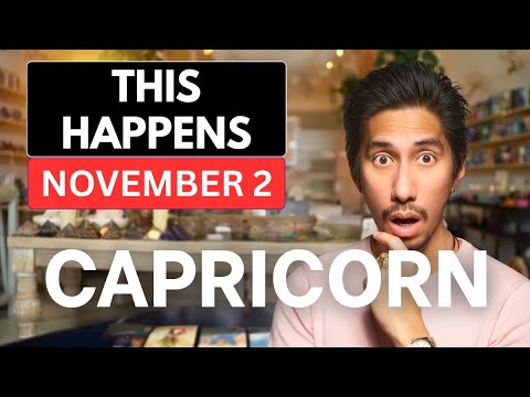 Видео: КОЗЕРОГ 😳 «ВОТ ОНО!!!! НАКОНЕЦ-ТО... ЭТО ПРОИЗОЙДЁТ 2 НОЯБРЯ» 🌟 Знак Козерога