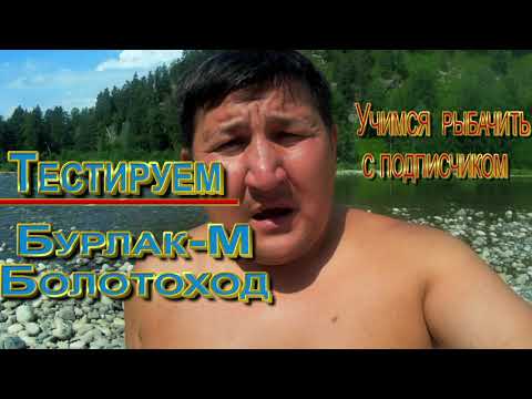 Видео: Тестируем Бурлак М Болотоход на горной реке и рыбачим на щуку с подписчиком