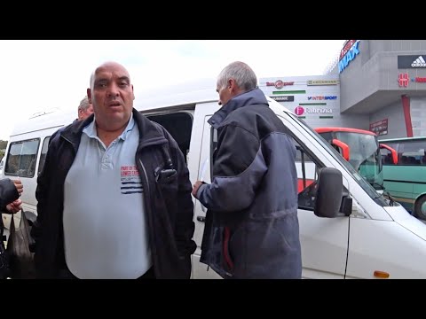Видео: Обойдите этого болгарского водителя автобуса! (Чуть не разбился) 🇧🇬
