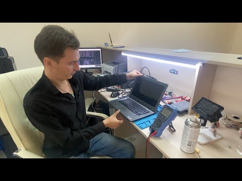 Видео: Ремонт Dell Vostro 3360 не включается после залития.