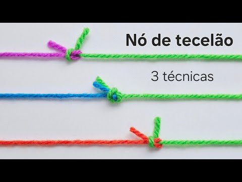 Видео: Как СПЛЕТАТЬ нити - Узел ткача (3 техники)