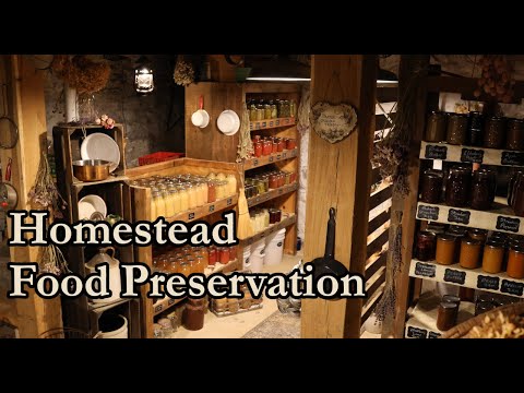 Видео: Сохранение урожая на нашей ферме 1840 года | Homestead Food Preservation