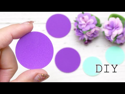 Видео: Возьмем несколько кружков фоамирана 😍😍😍