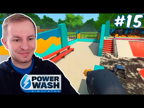 Видео: Ниламоп начал усердно мыть скейт-парк | Power Wash Simulator #15