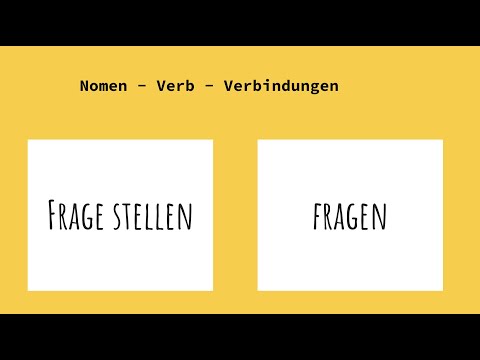 Видео: Nomen - Verb - Verbindungen что это, как и зачем учить?
