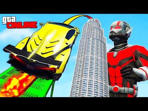 Видео: КАК ВЫСОКО СЛУЧАЙНАЯ ЧИТ МАШИНА УЛЕТИТ С ТРАМПЛИНА? ЭКСПЕРИМЕНТЫ В ГТА 5 ОНЛАЙН!