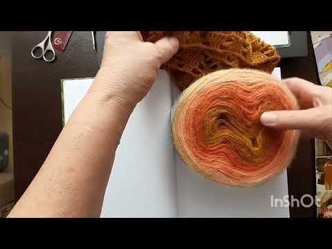 Видео: Довязала плед/Моя новая пряжа и работа