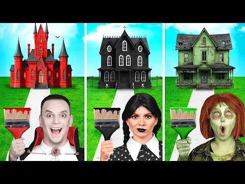 Видео: Домики Одного Цвета Челлендж | Смешные Челленджи от TeamTeen Challenge